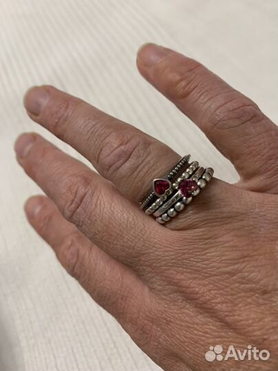 Серебряное кольца Pandora,оригинальные
