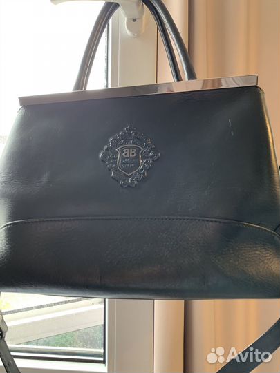Сумка женская натуральная кожа черная