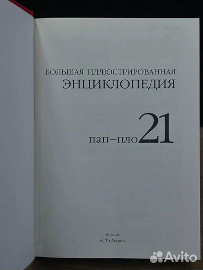 Большая Иллюстрированная энциклопедия. Том 21