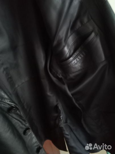 Кожаный пиджак