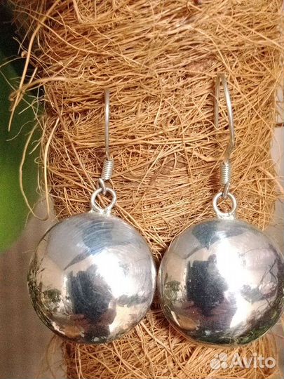 Серьги серебро