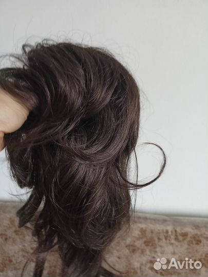 Шиньон из натуральных волос