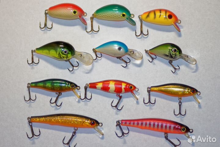 Воблеры ультралайт - голавль, окунь, форель