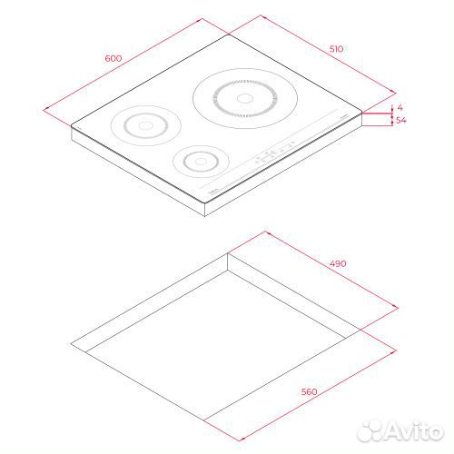 Индукционная панель teka IBC 63900 TTC black