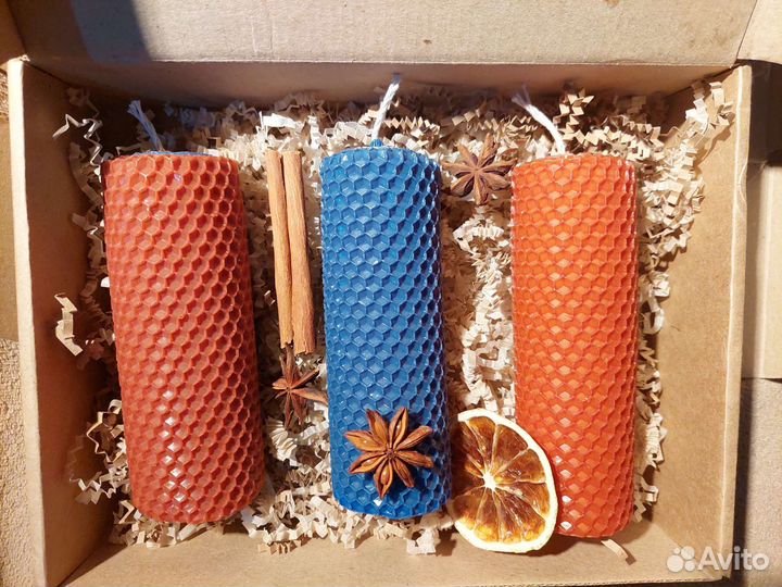 Свечи из вощины набор