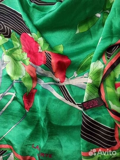 Палантин laporte оригинал шелк италия