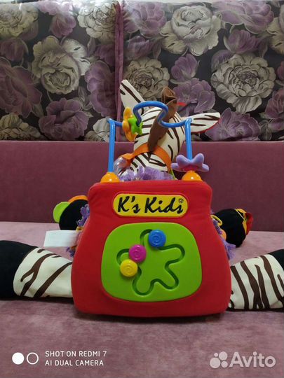 Игрушка Зебра (развивающая)