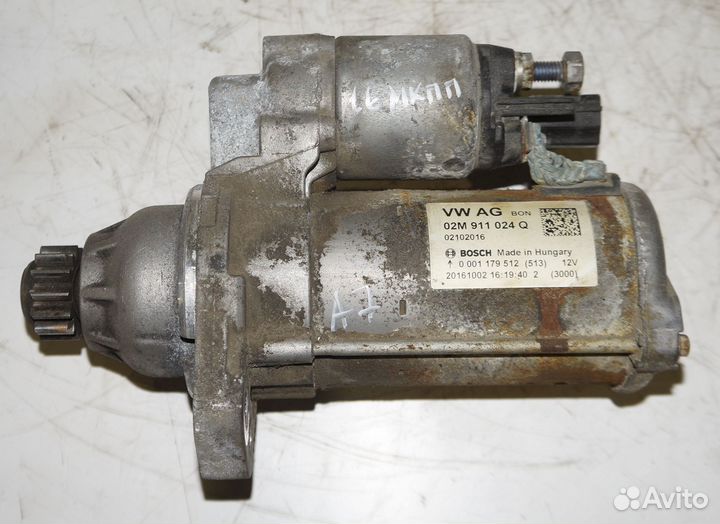 Стартер 02M911024Q Skoda Octavia А7