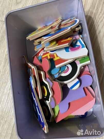 Деревянные пазлы 2 набора