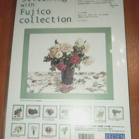 Распаковка набора FUJICO Вышивка мулине COSMO Япония НОВИНКИ вышивальные наборы Канва COSMO aida