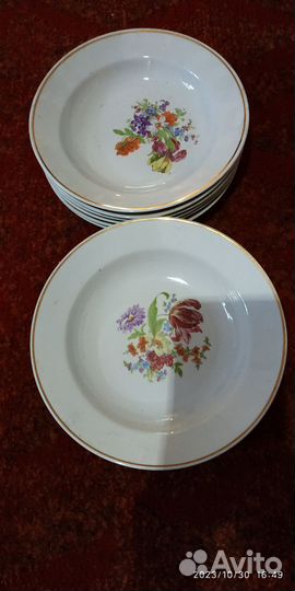 Тарелки глубокие