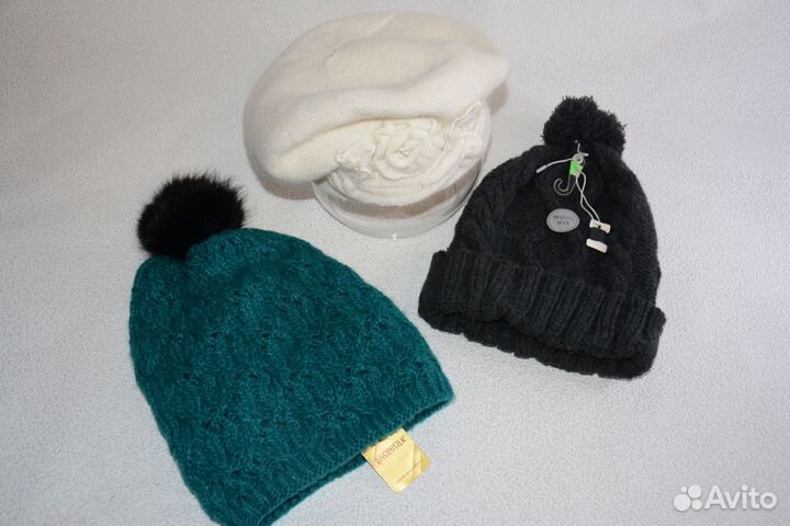 Вязаные шапки женские новые