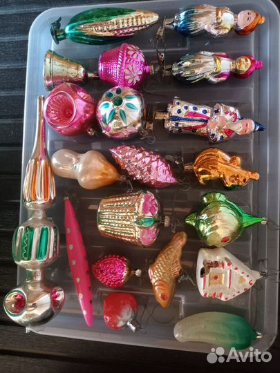 Елочные игрушки СССР