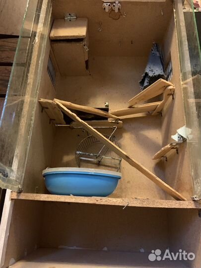 Клетка витрина для грызунов