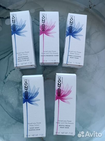 Kenzoki миниатюры крем тоник маска молочко