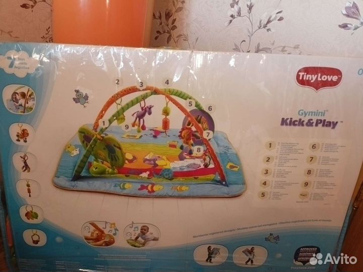 Развивающий коврик музыкальный