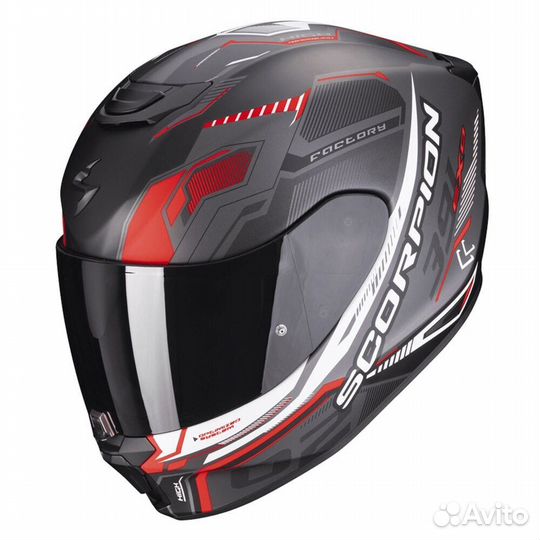 Scorpion EXO-391 Haut full face helmet Matt Black