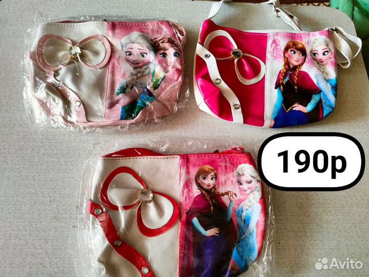 Сумочки холодное сердце свинка Пеппа хеллоу китти