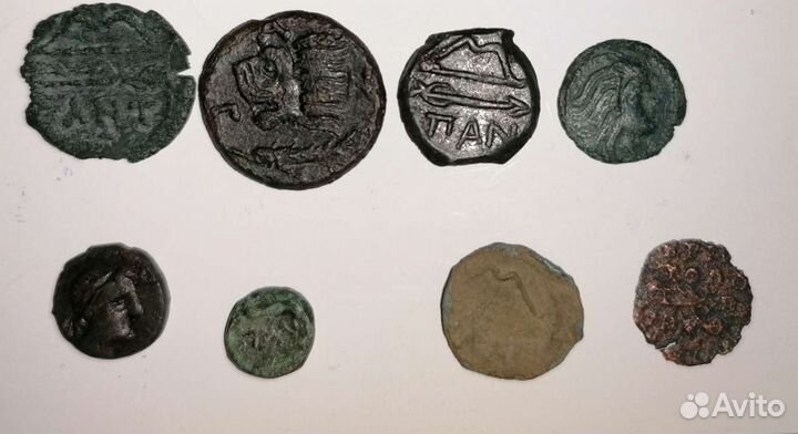 Античные монеты 7шт