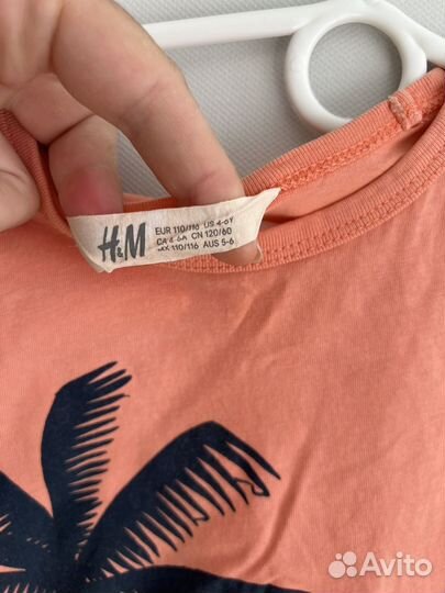 Майки для мальчика h&m 110-116