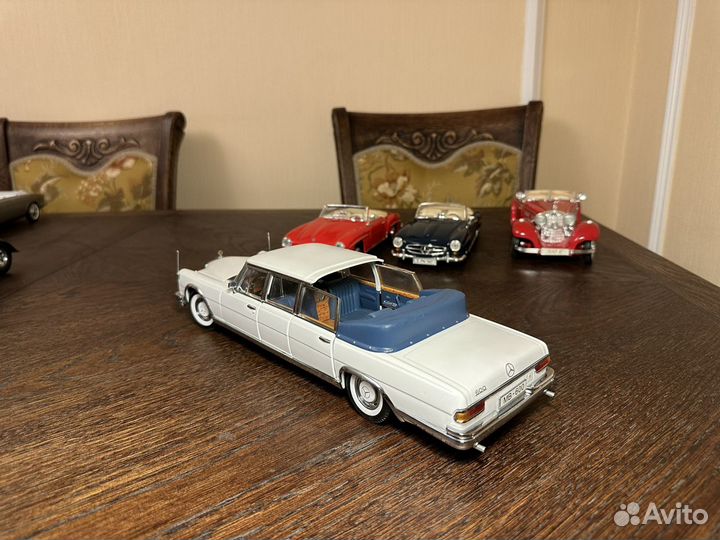 1:18 Mercedes-Benz W100, 190SL, 500K Roadster