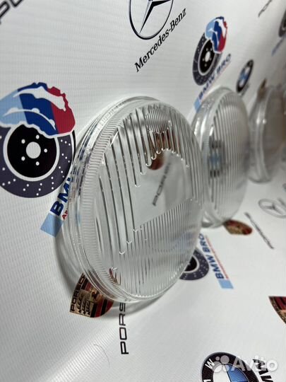 Стекло фары BMW E34 ближний дальний свет