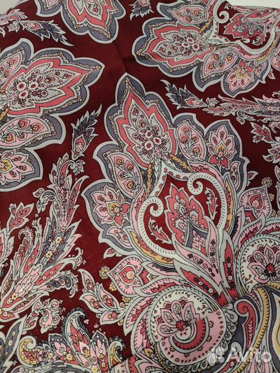 Платок павловопосадский Коралловая сказка 6