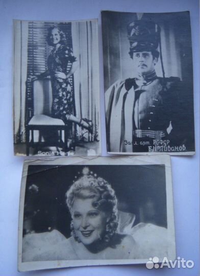 Советские фотографии актеров театра и кино