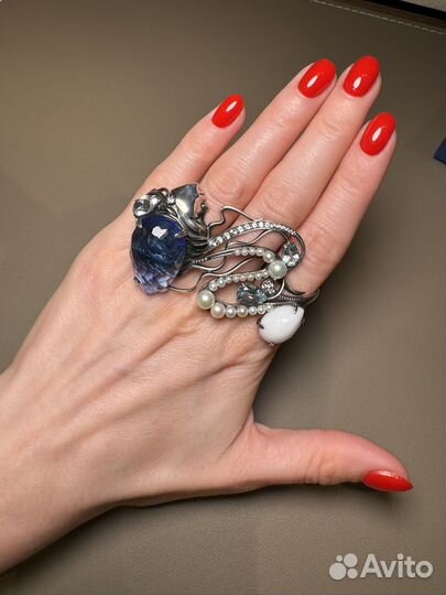 Кольцо на 2 пальца Eva Naumova