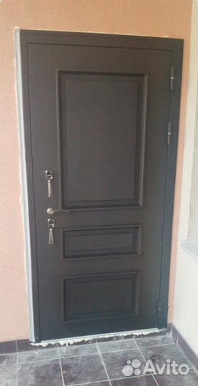 Дверь входная железная уличная