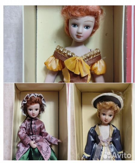 Фарфоровые куклы Дамы эпохи