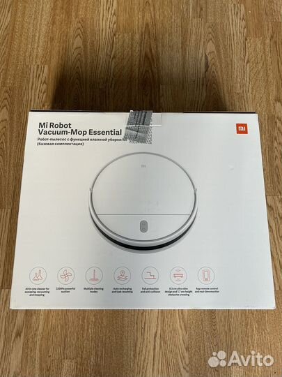 Робот пылесос xiaomi mi robot vacuum mop essential