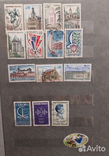 Старые почтовые марки стран Европы