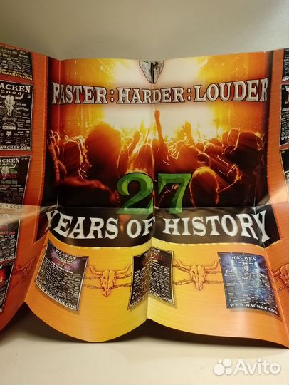 Wacken мерч постер рок