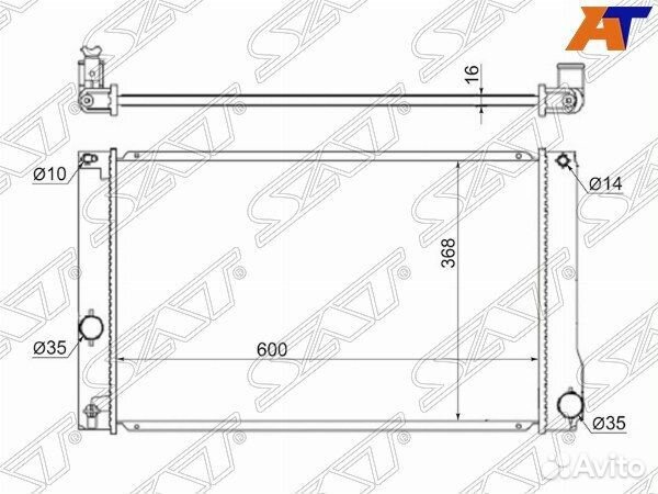 Радиатор toyota prius/SAI/lexus CT200H/HS25H 09