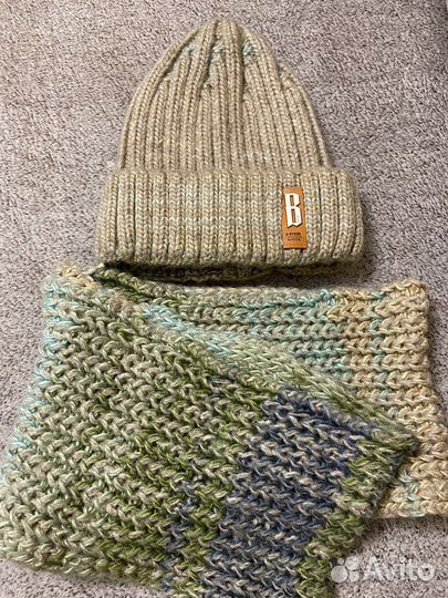 Шапка женская шарф