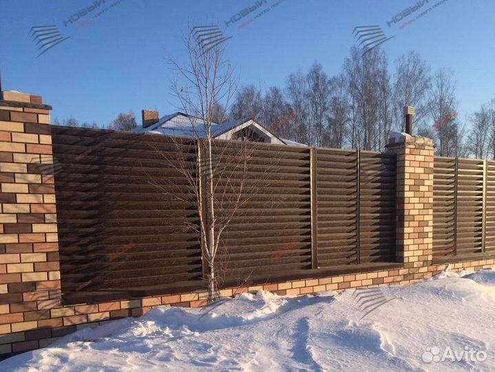 Забор-жалюзи