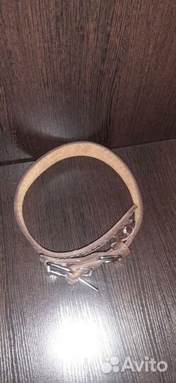 Ошейник кожаный для собак, новый