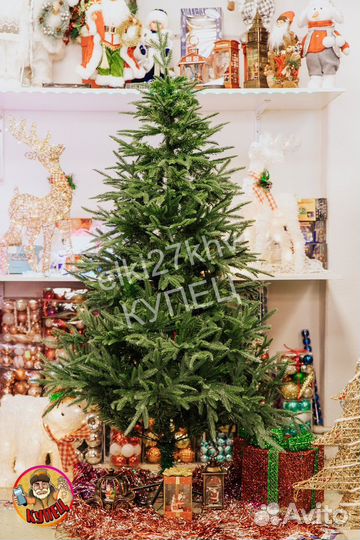 Елки искусственные. Гирлянды. Игрушки новогодние