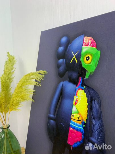 Картина на холсте Кавс kaws