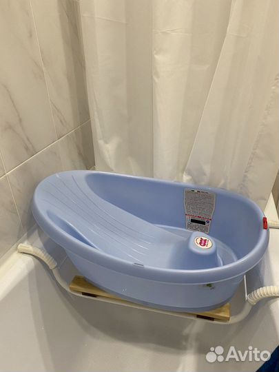 Ванночка для купания с показателем температуры