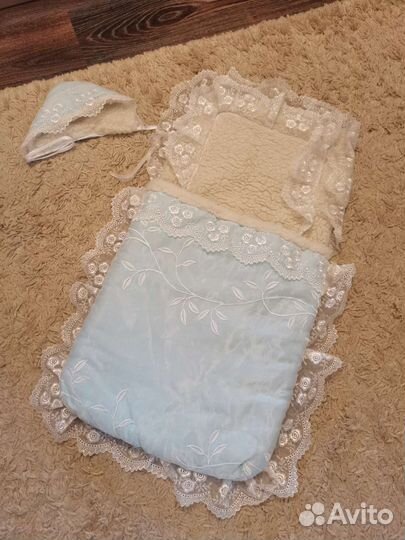 Конверт зимний на выписку