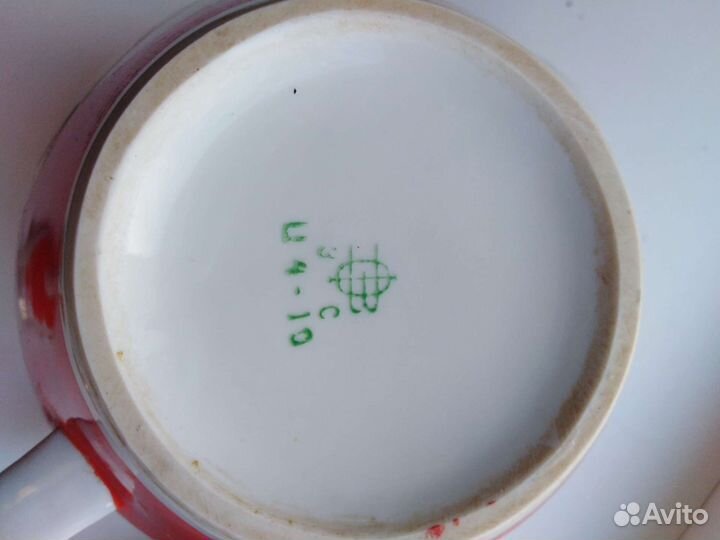 Чайник +сахарница. Золотое яблоко. пфз, СССР