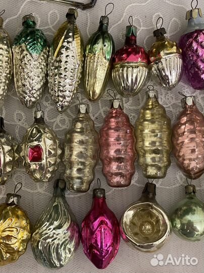 Елочные игрушки СССР одним лотом