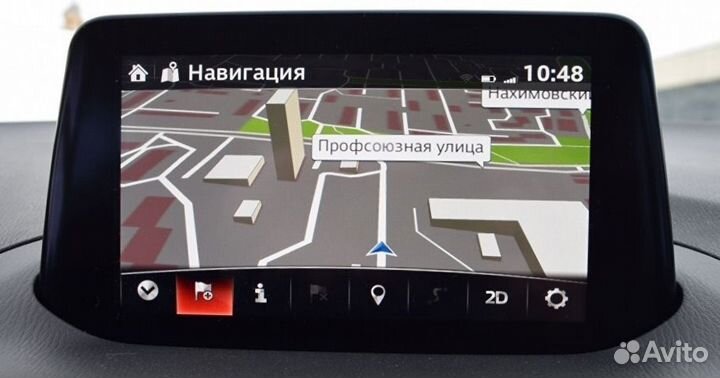 Штатная карта навигации Mazda 3, 6, CX-5, CX-9