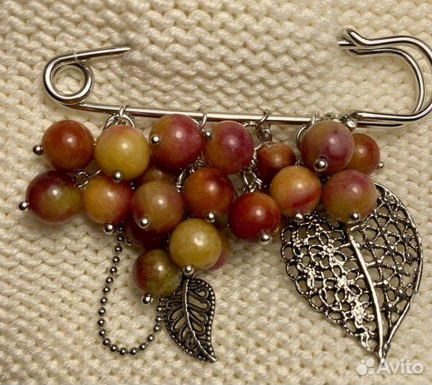 Брошь булавка ручной работы