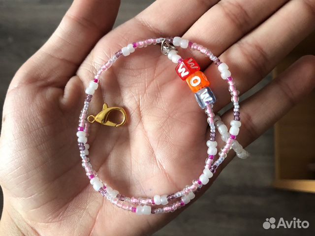 Чокер из бисера и кольцо