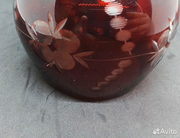 Хрустальные бокалы, высота 19 см. Германия