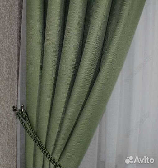 Ткань для штор Рогожка