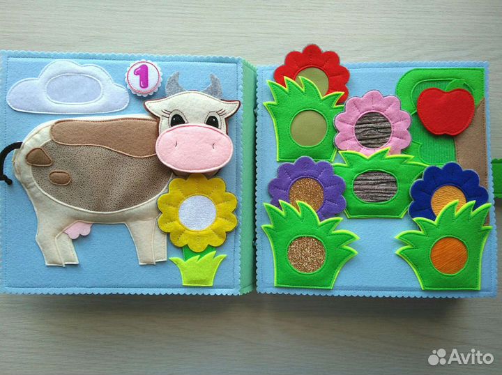 Книга из фетра 